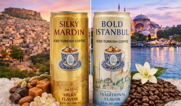 D&uuml;nyanın ilk şişelenmiş soğuk T&uuml;rk kahvesi tarih yazmaya hazırlanıyor