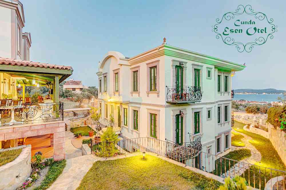 Çılgın kalabalık artık uzaklarda: Cunda Esen Otel
