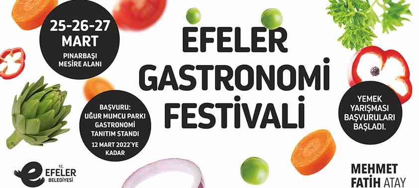 Efeler Gastronomi Festivali ile yaza merhaba diyor