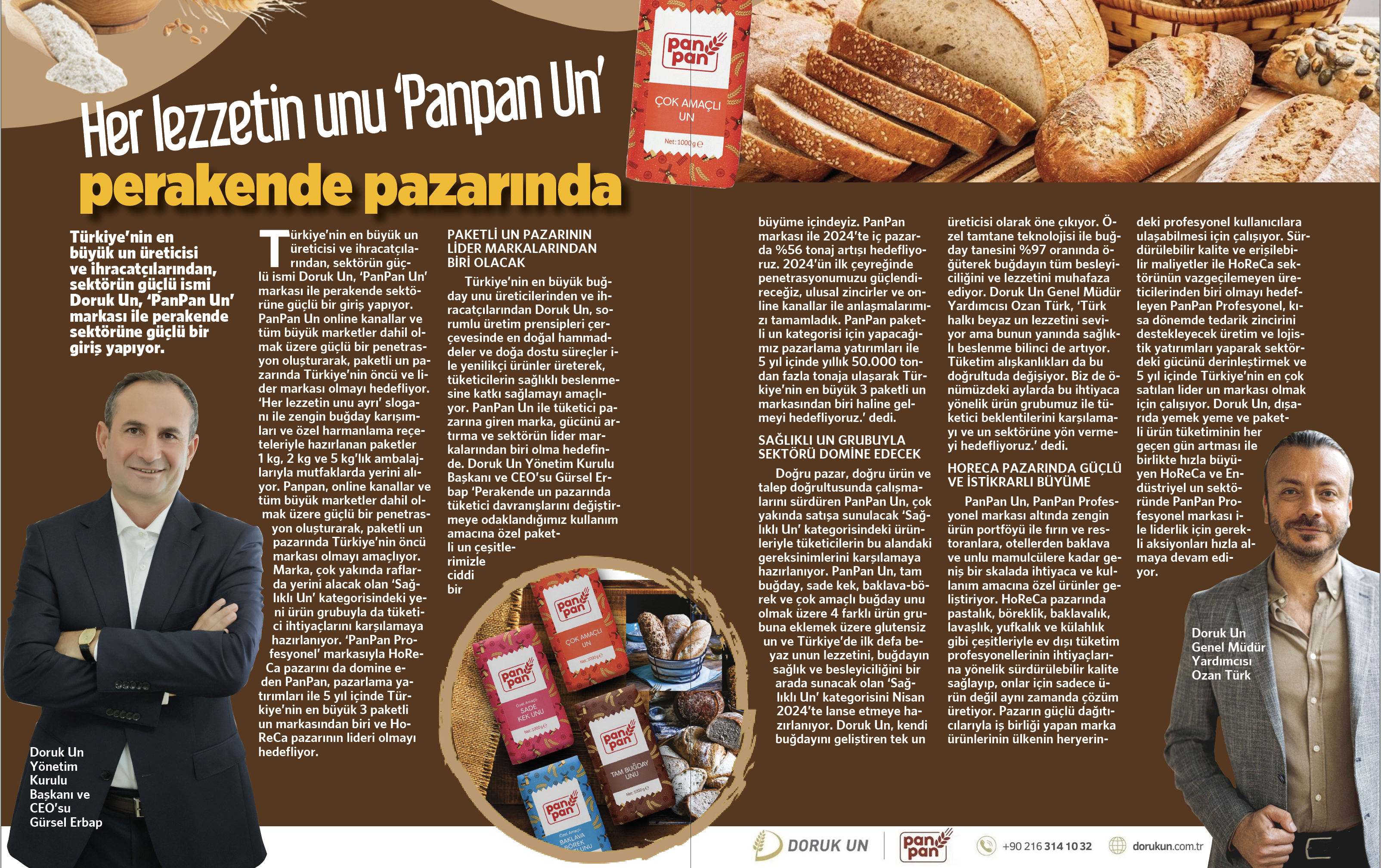Her lezzetin unu ‘Panpan Un’ perakende pazarında