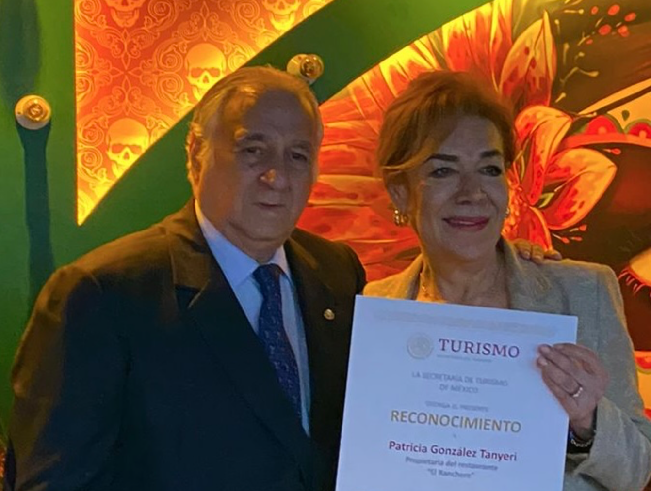 Ranchero’ya Meksika Turizm Bakanı’ndan anlamlı ödül