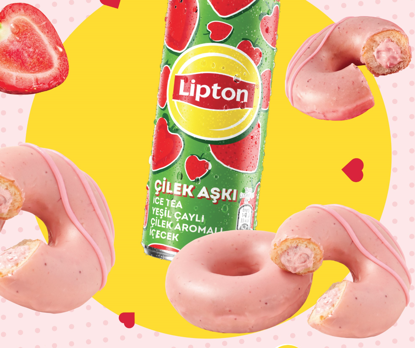 Lipton Ice Tea Krispy Kreme ile yaza özel lezzet dolu bir iş birliğine 