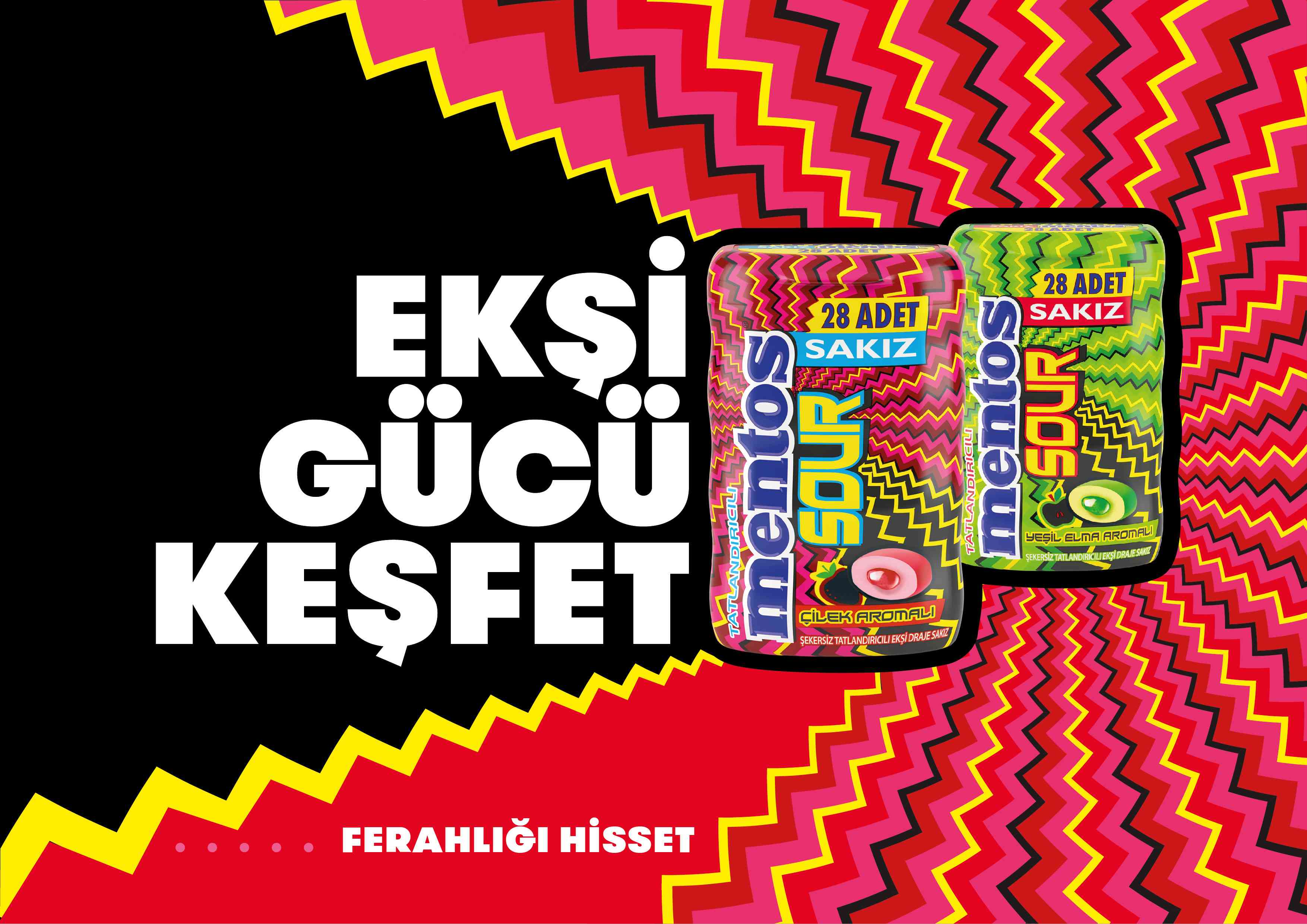 Mentos Sakız’dan yeni lezzet “Mentos Sour Sakız” 