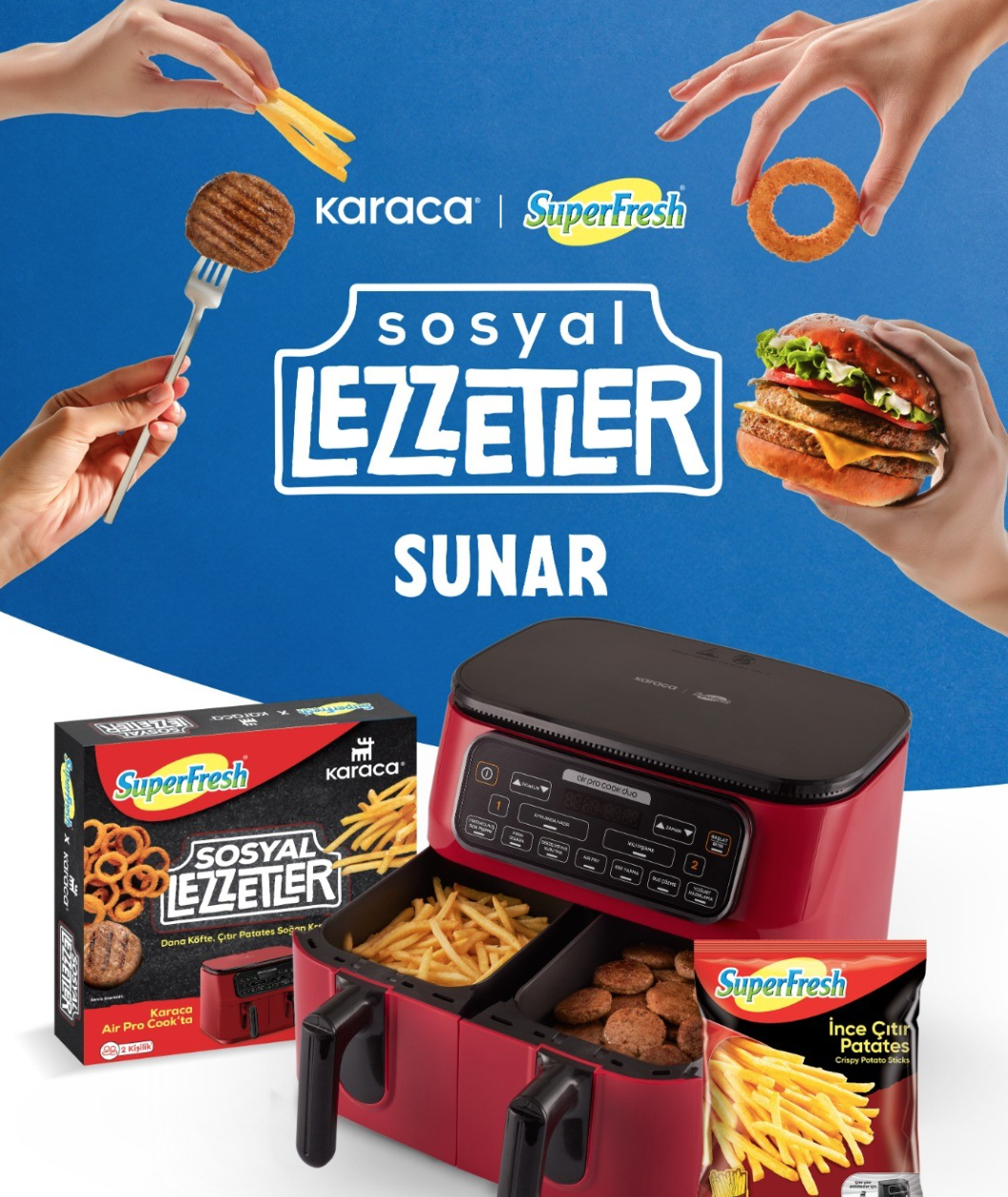 SuperFresh ve Karaca'dan "Sosyal Lezzetler" İş Birliği