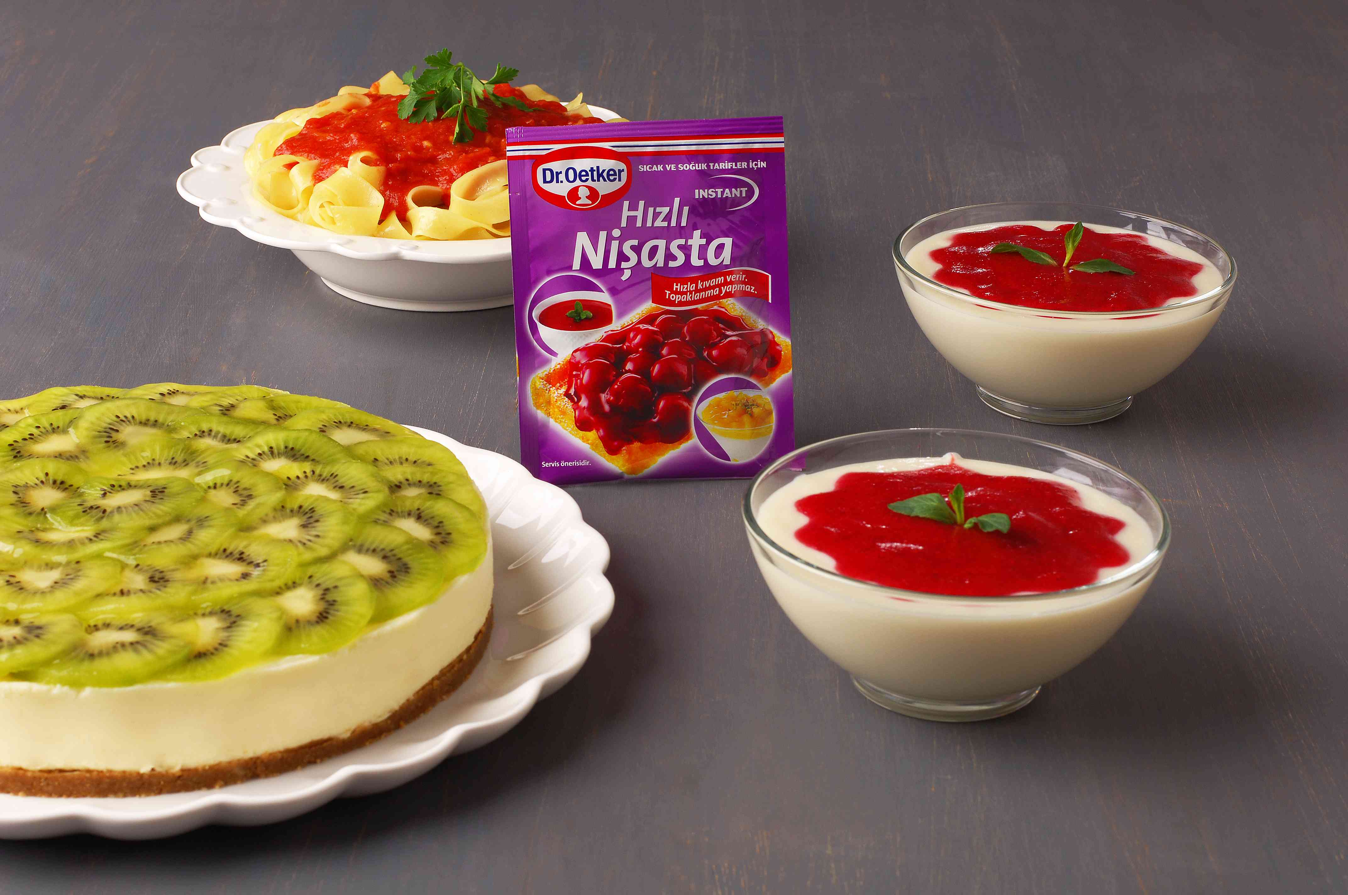 Dr. Oetker’den hızla kıvam veren, topaklanma yapmayan Hızlı Nişasta!