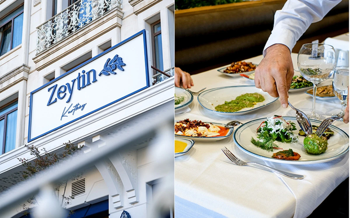 Zeytin Kurtk&ouml;y: Ege&rsquo;nin ferah lezzetleri İstanbul&rsquo;un modern kalbinde y&uuml;kseliyor